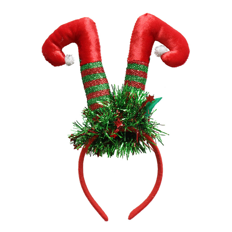 Elf Headband Legs Upside Down