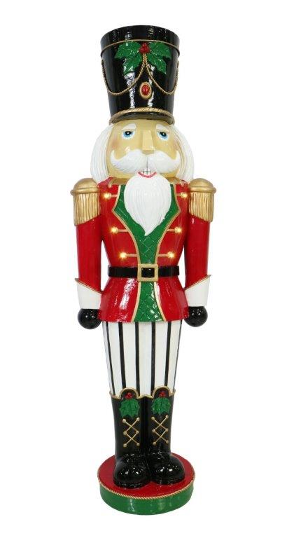 LED Battery Operated Nutcracker Soldier 119cm