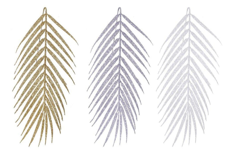 2 Pack Glitter Leaf Pick