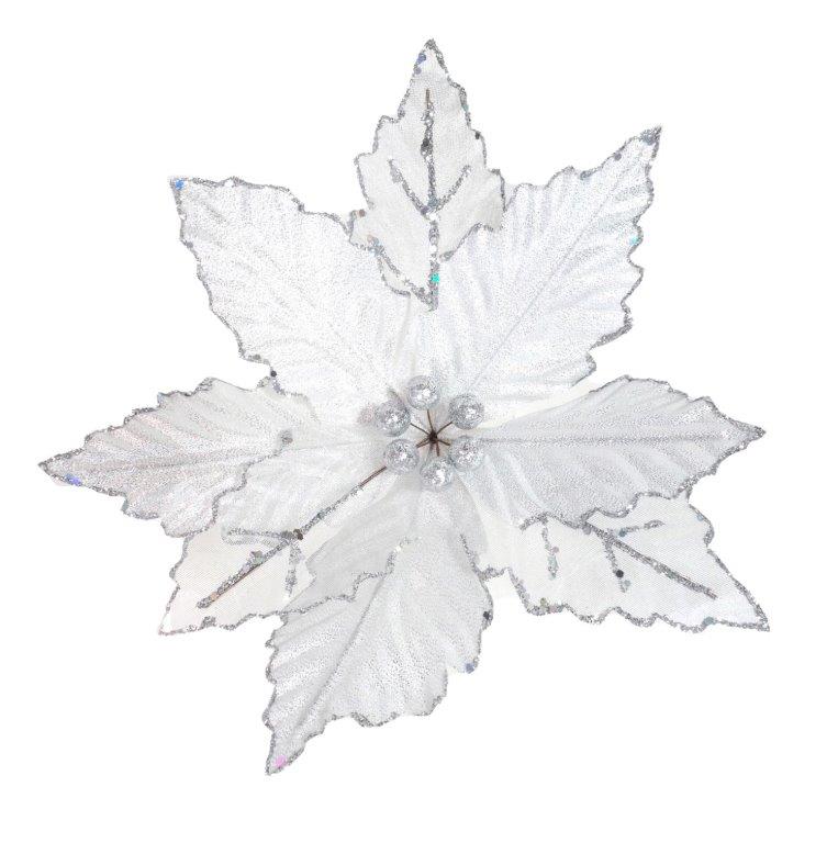 Poinsettia Clip
