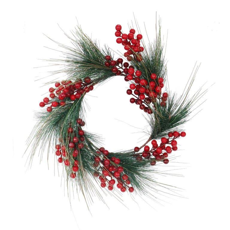 Pine Berries Wreath 45cm