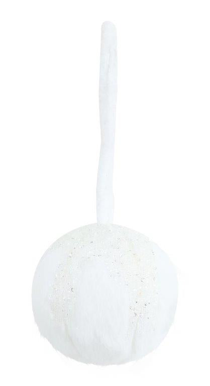 White Furry Bauble