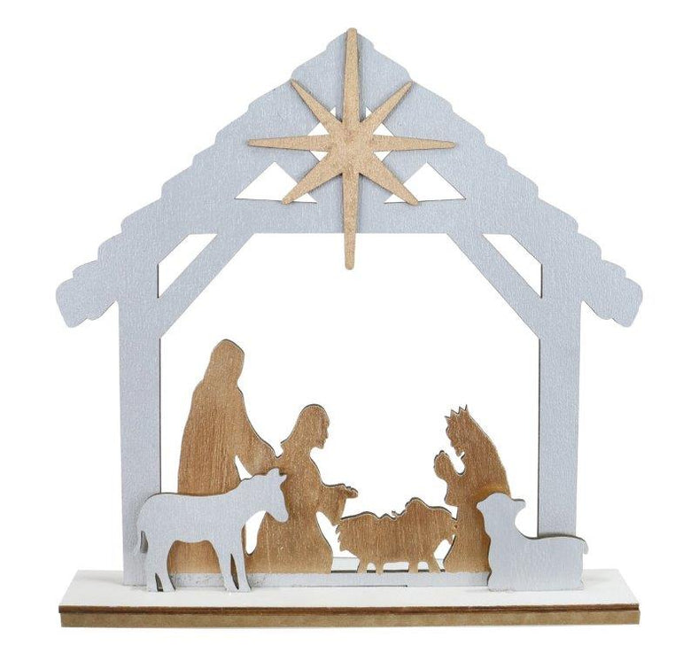 Nativity Silhouette Table Deco