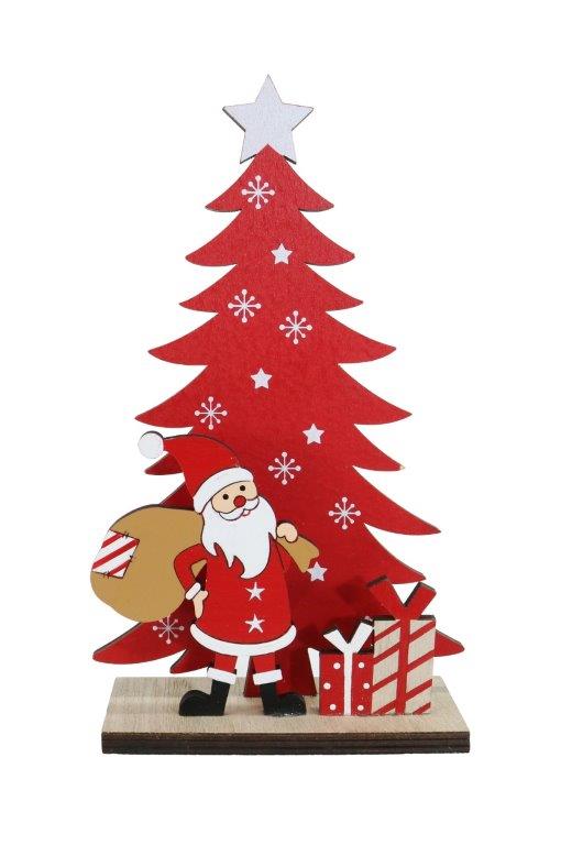 Christmas Tree with Santa Table Decoration