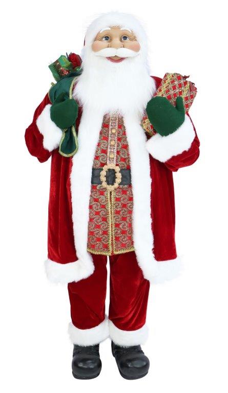 Deluxe Standing Santa Figurine