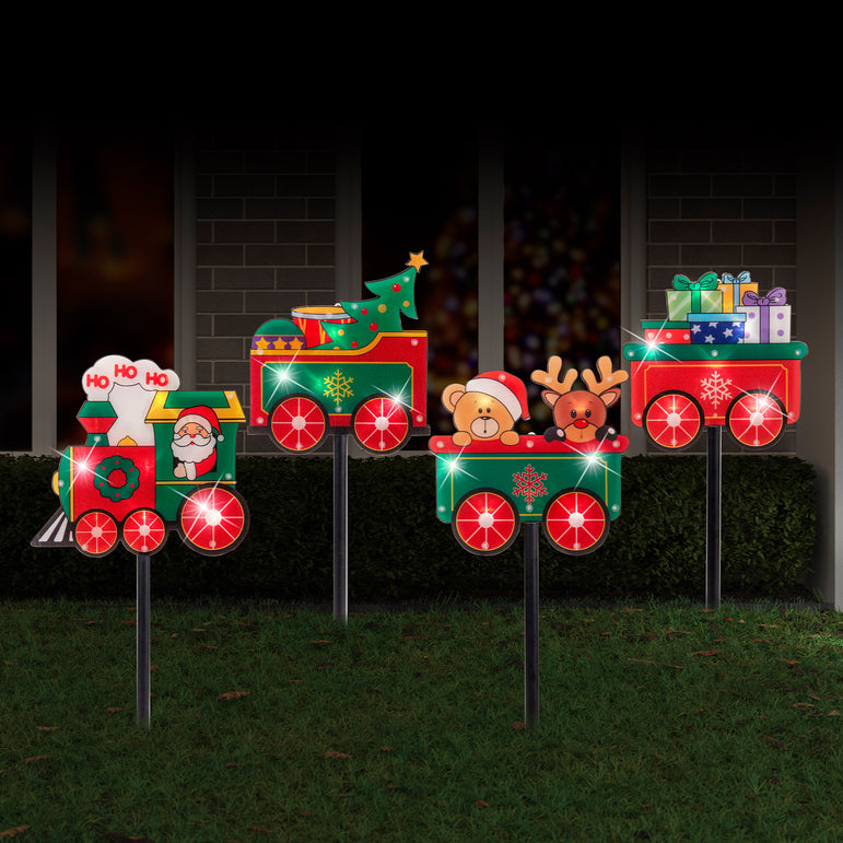 Solar Path Lights (Sleigh/Train)