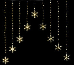 LED Snowflake Curtain