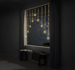 LED Snowflake Curtain