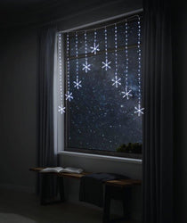 LED Snowflake Curtain