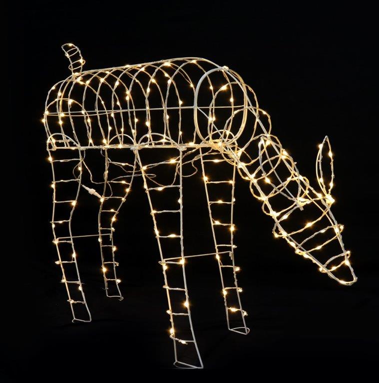 LED Flexi Cable Reindeer Feeding
