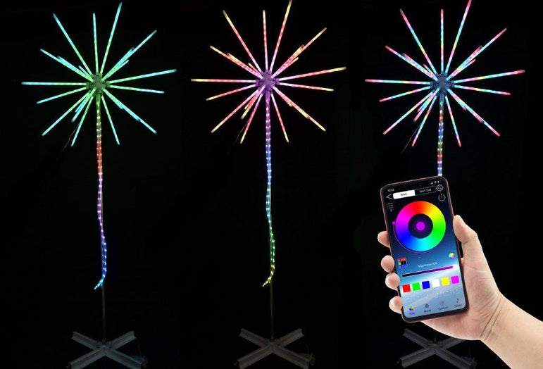 LED APP Lightshow Meteor on Stand 2.7m