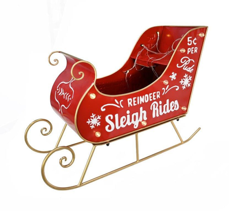 Light Up Classic Sleigh 60cm