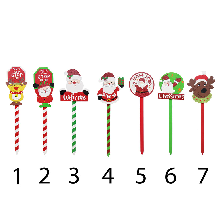 Garden Stake Festive Mix