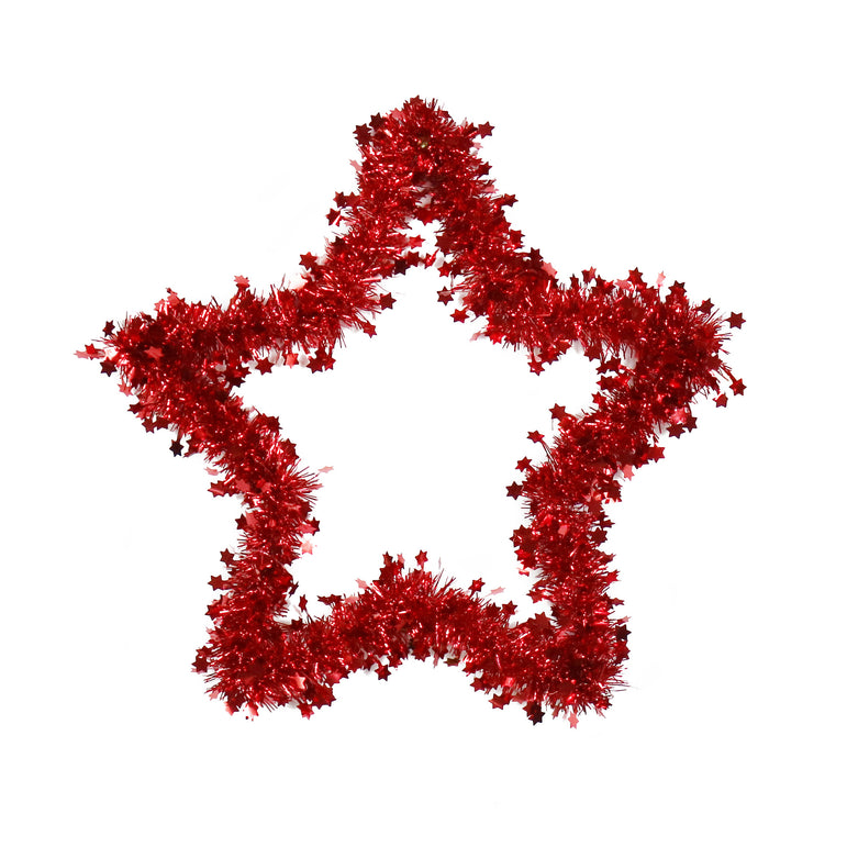 Tinsel Silhouette Star