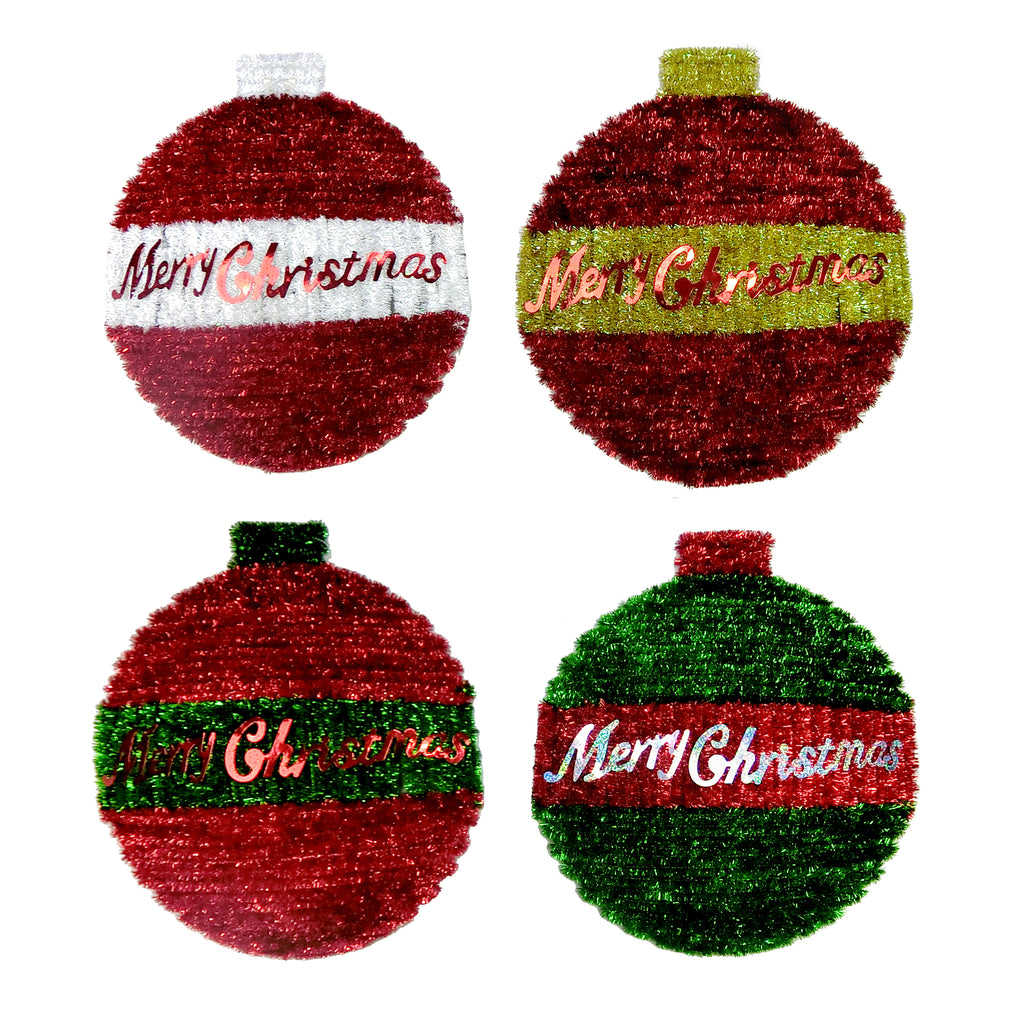 Tinsel Bauble Merry Christmas