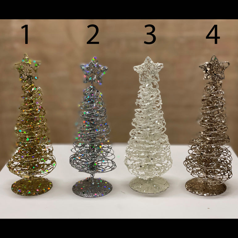 Glitter Spiral Tree