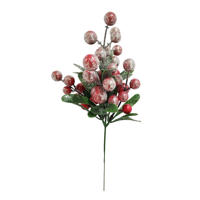 Glitter Berries Pick (26cm)