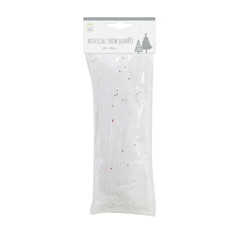 Snow Blanket with Glitter