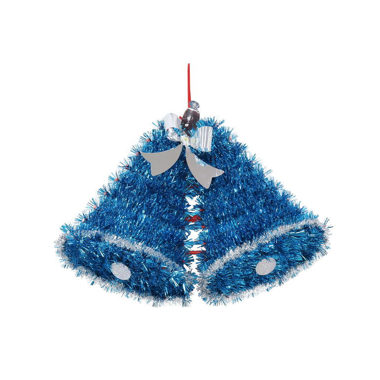 Tinsel Twin Bells Plaque