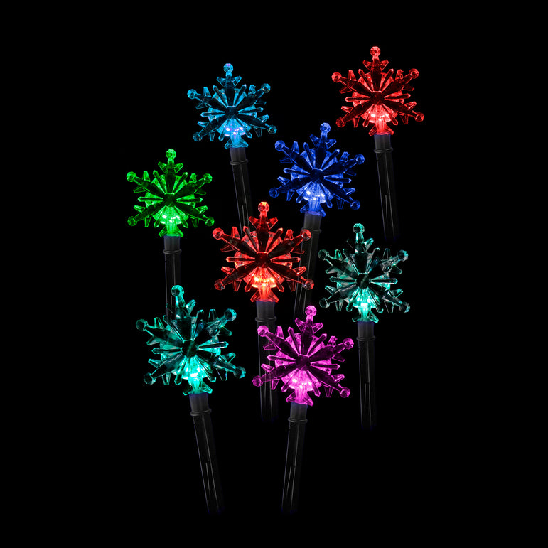 Snowflake Path Lights (8 Pack)