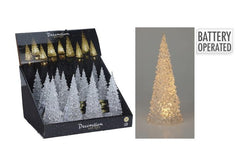 LED Tree Acrylic W/White LED 27Cm  AND 21CM B/O