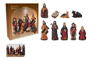 Nativity Sets 10pcs and 9pcs Figurines Asst Sizes