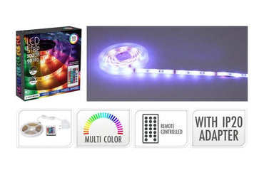 LED Strip 90LED RGB Multi B/O 3M remote control premium