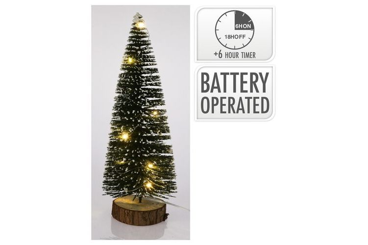 LED Christmas Tree w/white led Asst  B/O