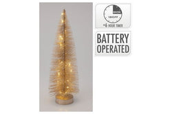 LED Christmas Tree w/white led Asst  B/O