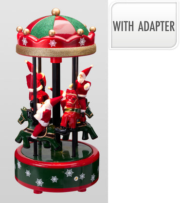 LED Carousel Santa Collapsible