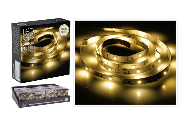 LED Strip 90LED warm White B/O 3M