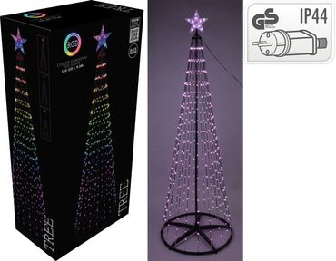 RGB LED Tree 210Cm . 300cm DIGITAL RGB Black frame