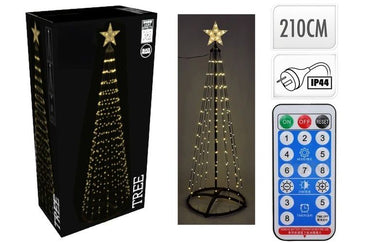LED Tree 210Cm /300cm  warm white Black frame