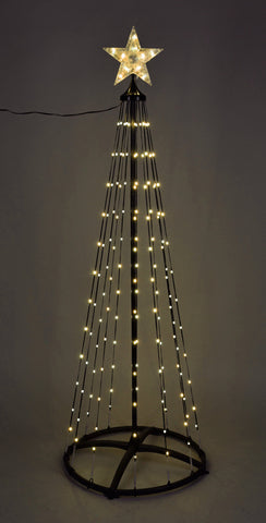 LED Tree 210Cm /300cm  warm white Black frame