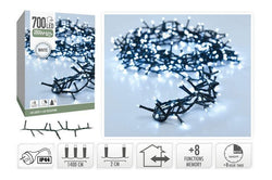 LED Cluster LIGHTS 700 LED / 1000 LED IN 5 Asst Colours outdoor indoor