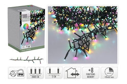 LED Cluster LIGHTS 700 LED / 1000 LED IN 5 Asst Colours outdoor indoor