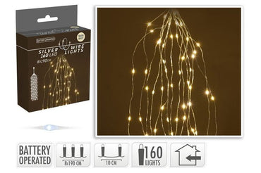 160 LED Warm white or multicolour/IP44 Cascading