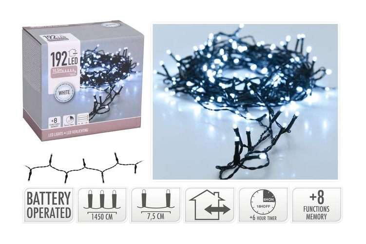 LED Lights 192 IP44 B/O Multi 14.4M