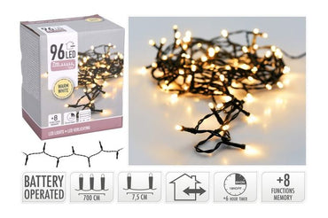 LED Lights 96 IP44 B/O cool White  or warm white 7.2M