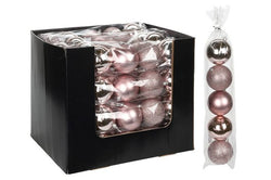 Baubles PINK 80mm - 5 pack /  individual 100 / 140 /180mm