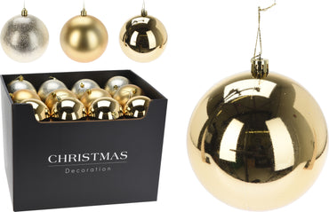 Baubles Gold  80mm - 5 pack /  individual 100/ 140/180mm