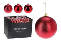 RED Baubles  80mm - 5 pack /  60mm 9 Pack /  individual 100 / 140 /180mm