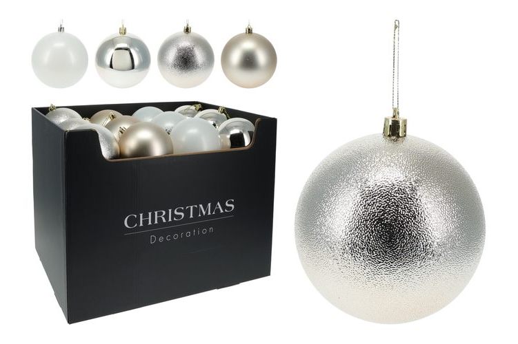 Champagne Baubles  80mm - 5 pack /  individual 100 / 140 /180mm