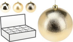 Baubles Gold  80mm - 5 pack /  individual 100/ 140/180mm
