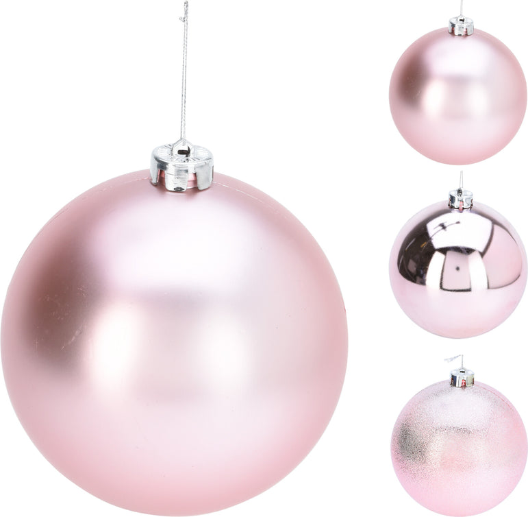 Baubles PINK 80mm - 5 pack /  individual 100 / 140 /180mm