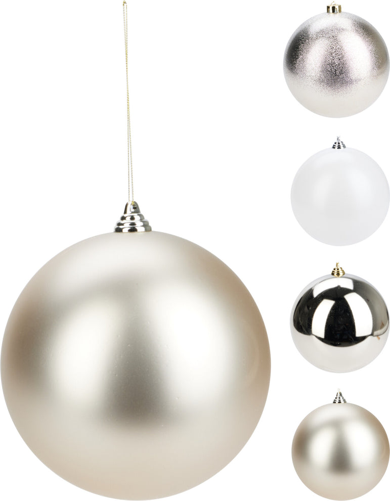 Champagne Baubles  80mm - 5 pack /  individual 100 / 140 /180mm
