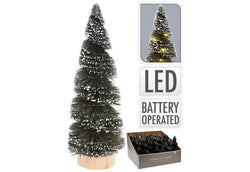 LED Christmas Tree w/white led Asst  B/O