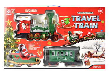 Train Set Santa Sleigh Light & sound  3 sizes / 23 pcs / 16 pcs / 19 pcs  B/O