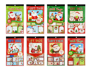 Gift Tags Foil/Glitter In Book Mega-Mix