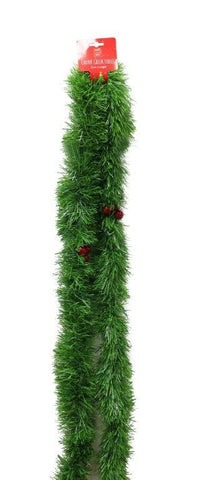 Green Chunky Tinsel 2.4m